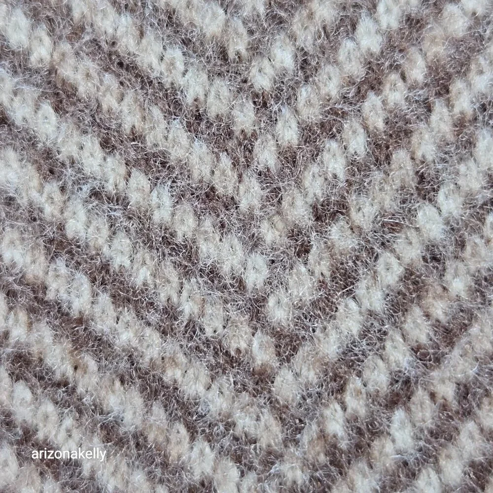 NWOT Tan Wool Herringbone Tailored/Structured Scarf Menswear Haberdashery